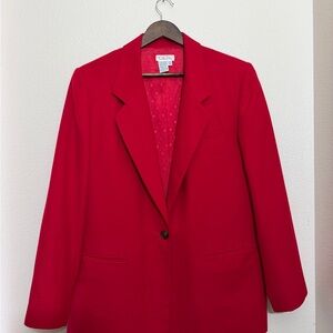 Talbots Classic Red Blazer
